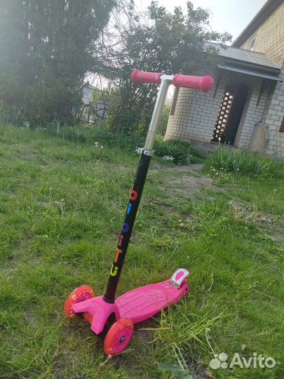 Самокат трехколесный усиленный до 60кг