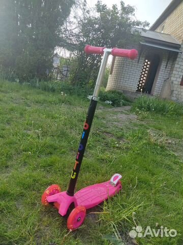 Самокат трехколесный усиленный до 60кг