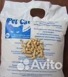 Наполнитель для кошачьего туалета PetCat древесный