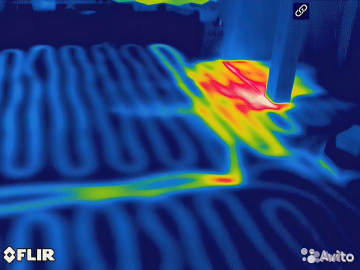 Тепловизор. Поиск протечек воды профессионально