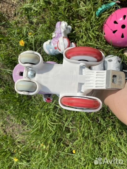 Ролики раздвижные (+комплект защиты)