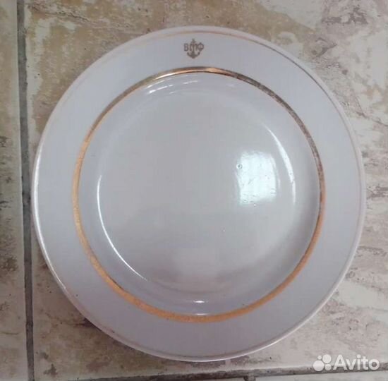 2е тарелки,плоские.вмф