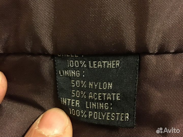 Мужской плащ кожа