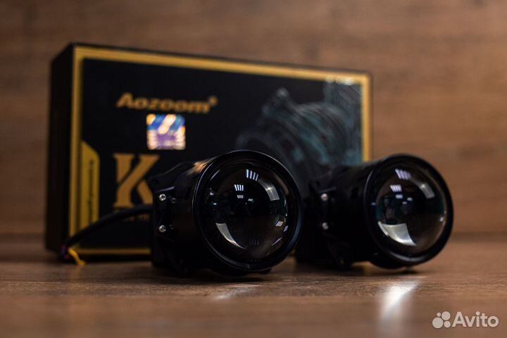 Bi LED Линзы Aozoom Установка билед би лед лэд