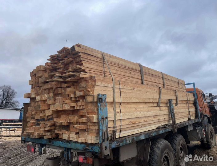 Обрезной брусок 25х50, брус ГОСТ