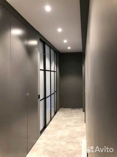 Стеклянная перегородка