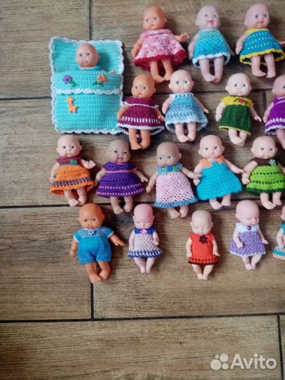 Одежда для пупсика 9-12см