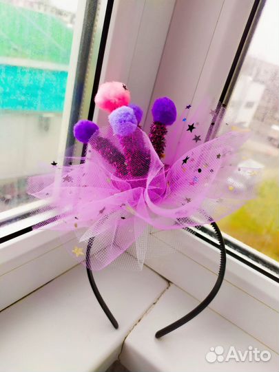 Ободок к костюму конфета звезда хлопушка