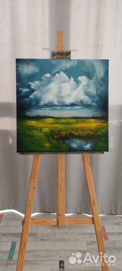 Картина маслом на холсте пейзаж