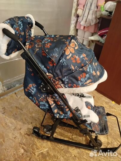 Коляска санки