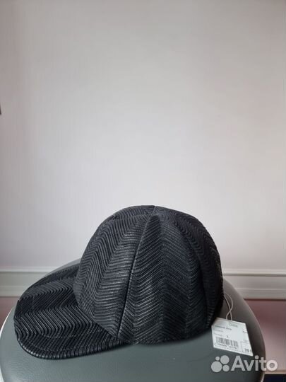 Кепка кожаная новая Passagrilli Италия оригинал L