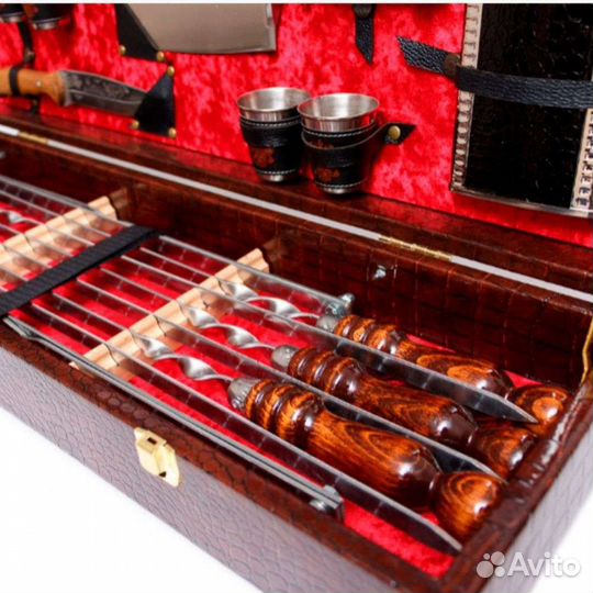 Шашлычный набор кизляр в кейсе