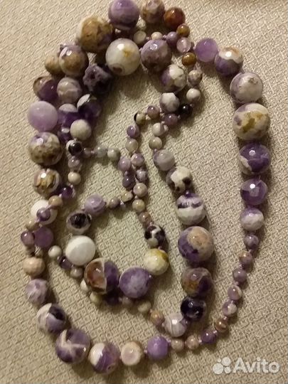 Бусы аметист