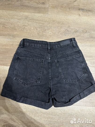 Шорты джинсовые черные Mango MOM 36