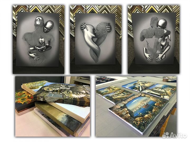 Печать на холсте, фото на холсте, галерея картин