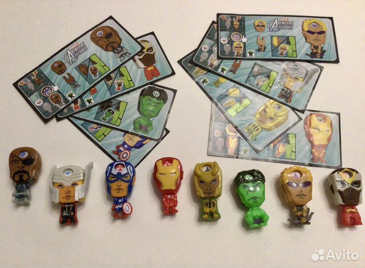 Киндер сюрприз Мстители Общий сбор, серия/единички