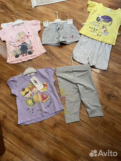 Новые комплекты Зара Турция 68-98 см на девочку