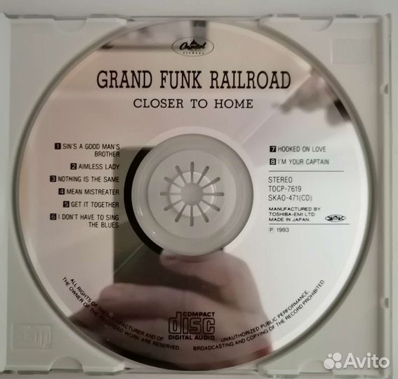 CD Grand Funk Railroad-Closer to Home