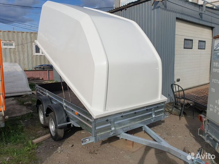 Прицеп под Снегоход 3.5х1.5 мзса с крышкой