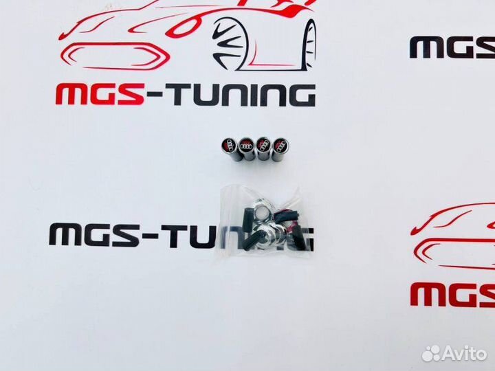 Наконечники кнопок блокировки дверей Audi Black