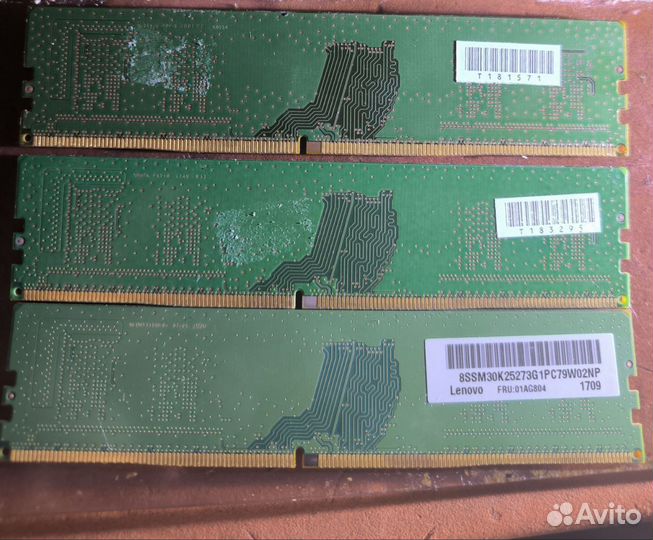 Оперативная память Ddr4 4gb 2400 mhz 1 шт samsung