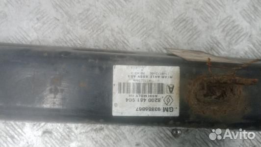 Балка задняя opel vivaro, Номер 8200481904, 4412456, 93851215 (3GM45LQ01)