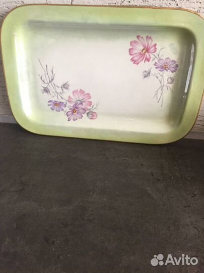 Блюдо производства Дулёво, времён СССР