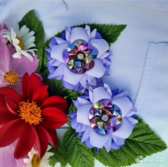 Резиночки для волос ручной работы