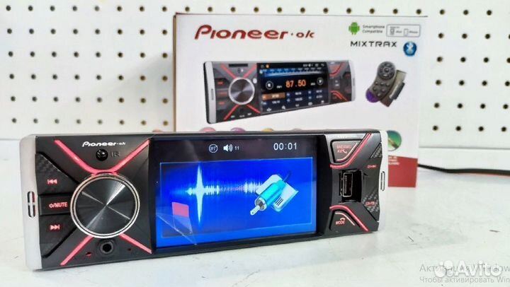 Автомагнитола 1din с экраном