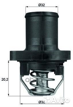 Термостат Peugeot 307/C3/C4/C8/806/807, Citroen