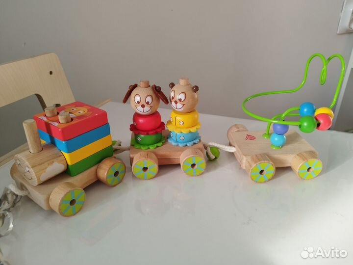 Развивающие деревянные игрушки