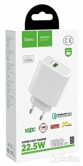 Сетевое зарядное устройство hoco