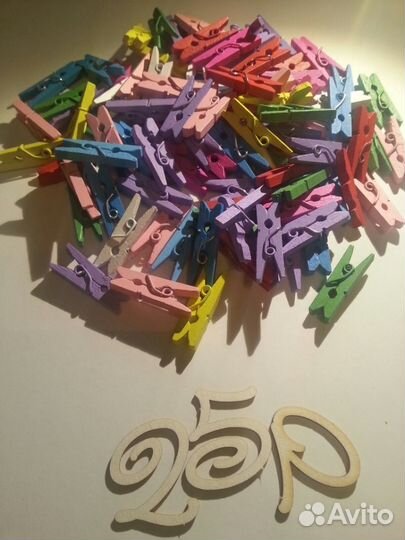 Прищепки декоративные. Скрапбукинг