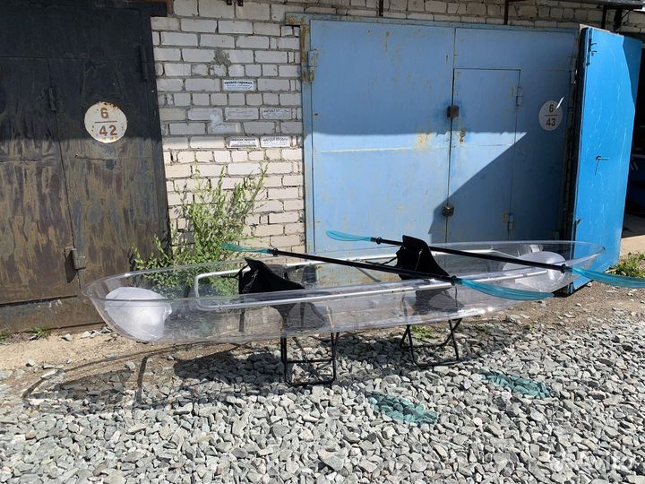 Прозрачный каяк, каноэ, лодка