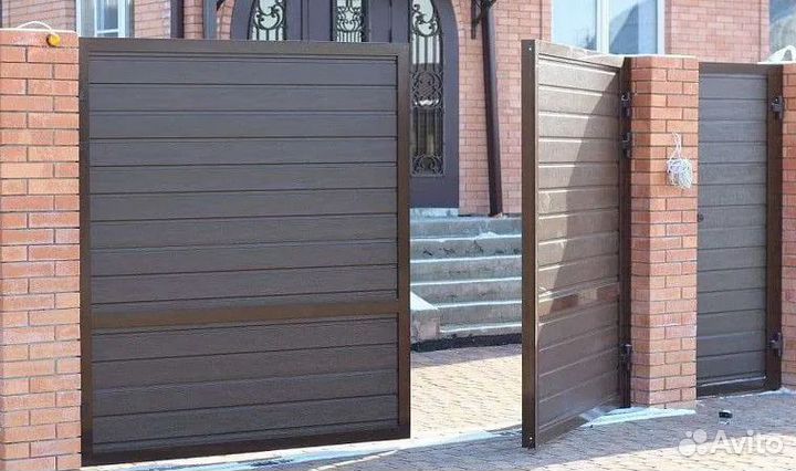 Распашные ворота для дома от производителя