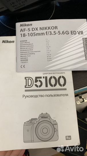 Фотоаппарат nikon D5100 с объективом 18-105 mm