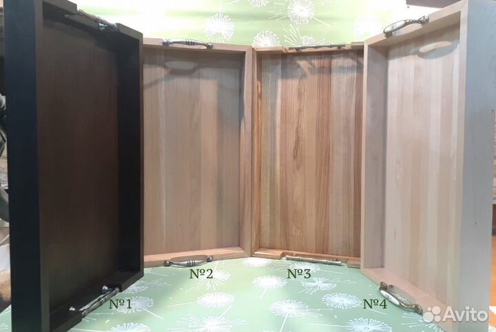 Поднос сервировочный дерево ручная работа