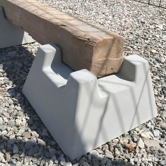 Кросс блок фундаментный пазы 100*100мм