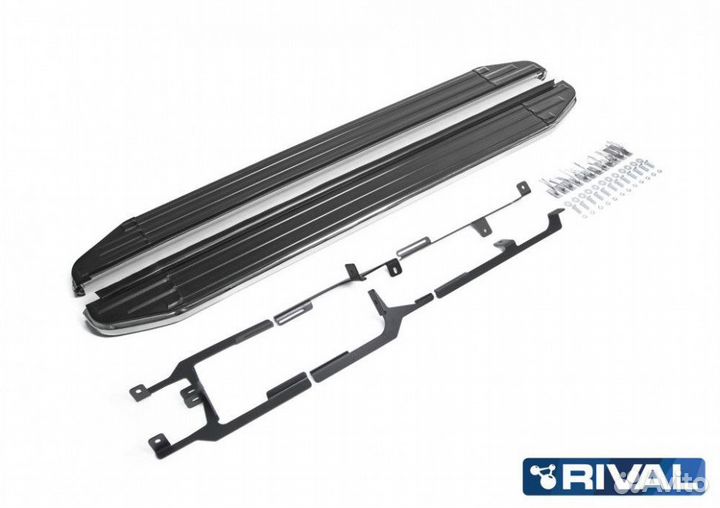 Пороги-подножки Volkswagen Touareg 2010-2018 Premi