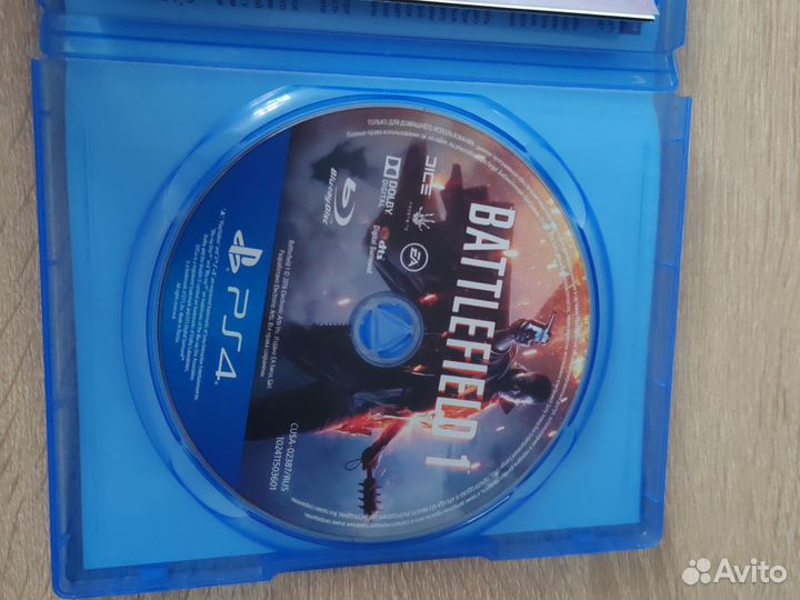 Игра Battlefield 1 на PS4