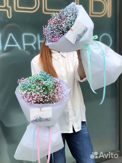 Букет из гипсофилы