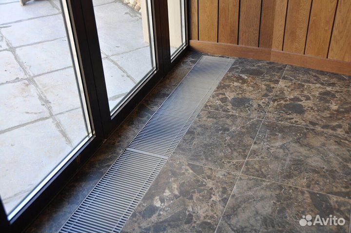 Конвектор в пол kwhv 250-105-2300 мощность 5066 Вт