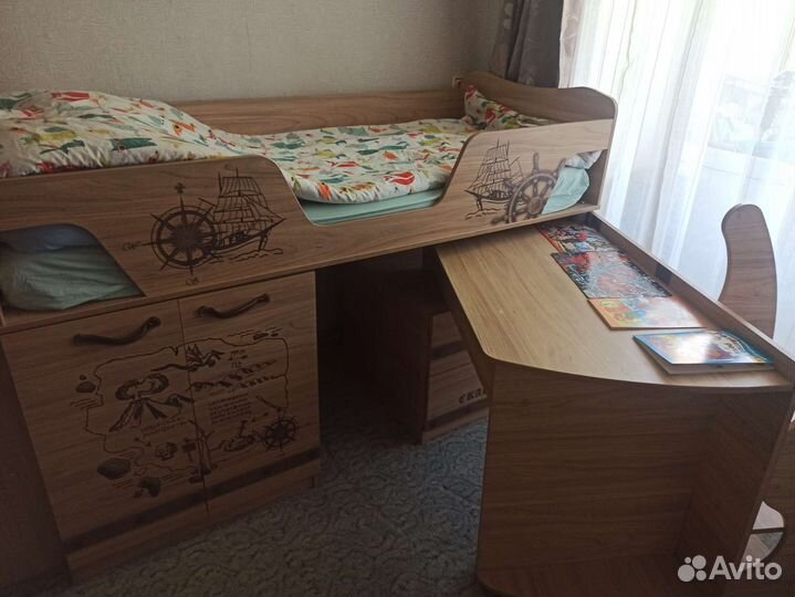 Кровать чердак Корсар