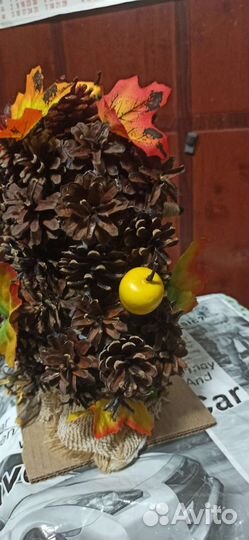 Осенняя поделка из природных материалов