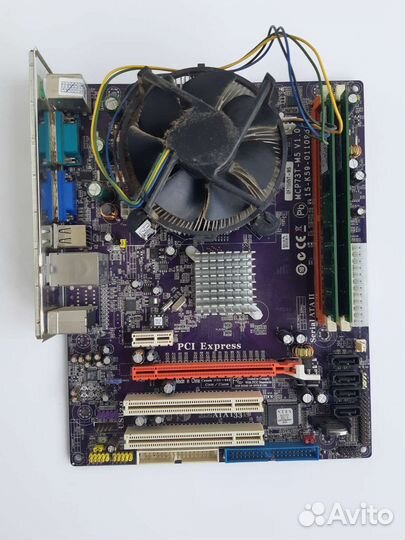 Материнская плата 775 процессор и память