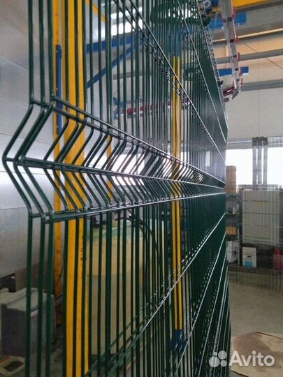 3Д забор и ворота откатные