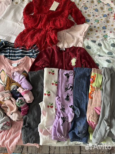 Пакет вещей для девочки 116р