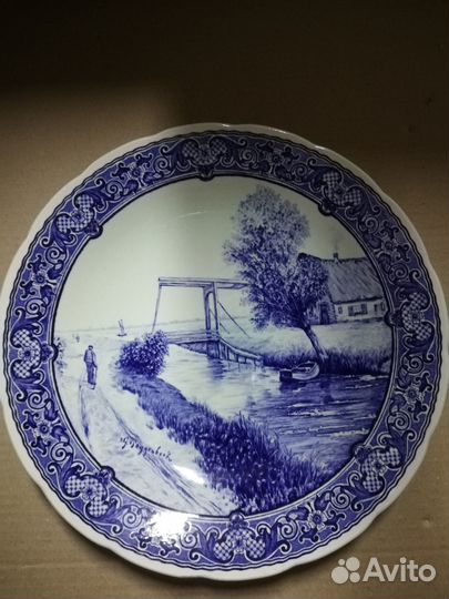 Коллекционные настенные тарелки Delft