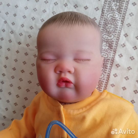 Сплюшечка реборн новая 50 см