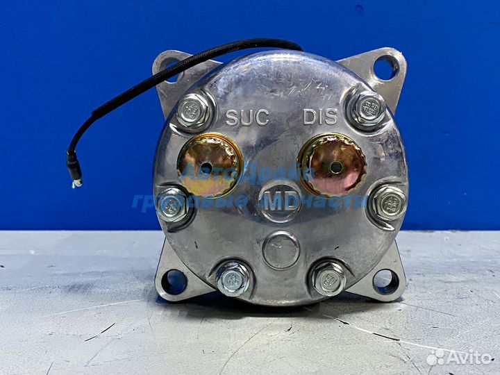 Компрессор 7H15, 12V, Dшк.119мм, 8PK, горизонт